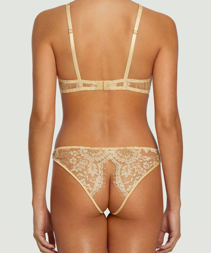 Fiorella open Knicker Gold