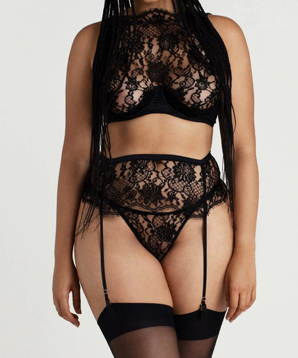 Coco de Mer Hera Suspender Belt