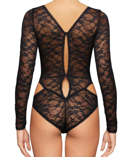 Coco de Mer Aphrodite Bodysuit Black