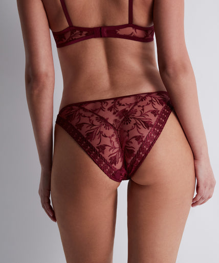 Aubade Magnetic Spell Italian Brief in Crimson Rood