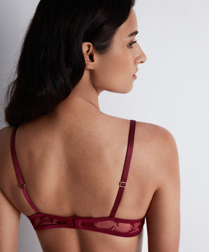 Aubade Magnetic Spell Triangle Bra in Crimson Rood