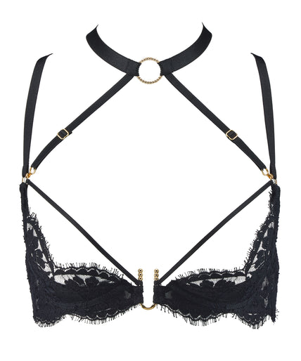 Quarter Cup Bra Aubade Under your Spell in Black