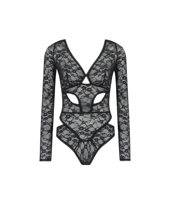 Aphrodite Bodysuit Black