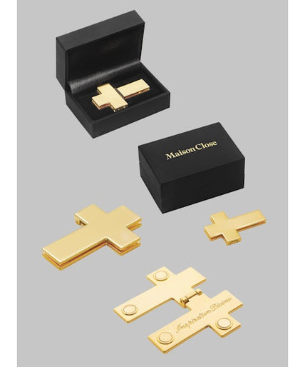 Maison Close Cross Symbol - Inspiration Divine - Goud