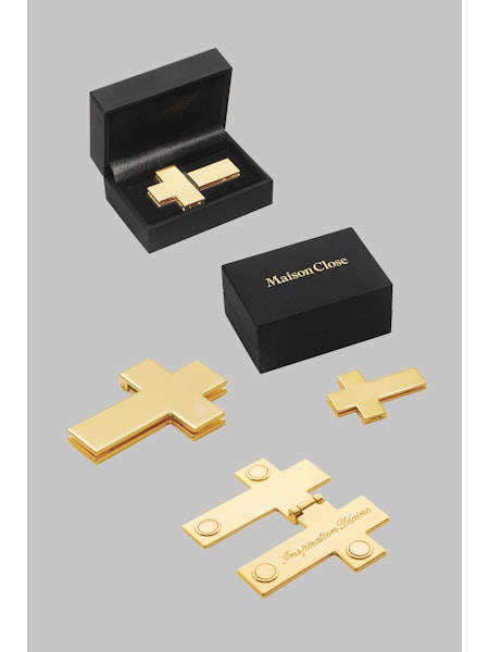 Maison Close Cross Symbol - Inspiration Divine - Goud