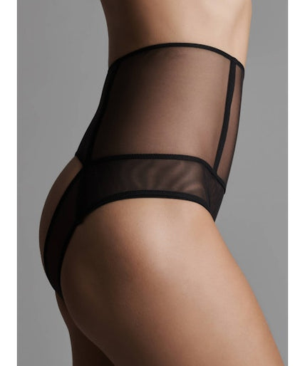 L'Amoureuse Open High Waist Tanga Black