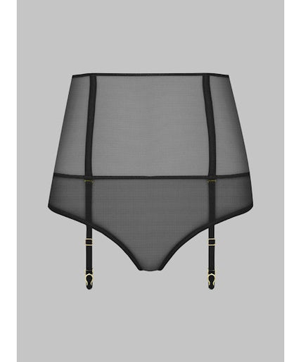 L'Amoureuse Open High Waist Tanga Black