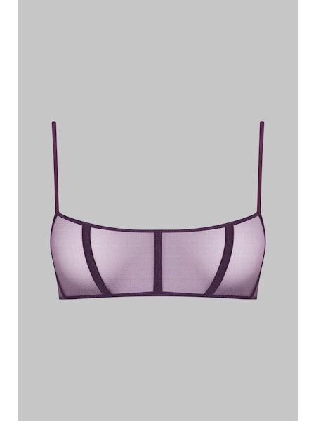 L'Amoureuse Corset Bra Purple