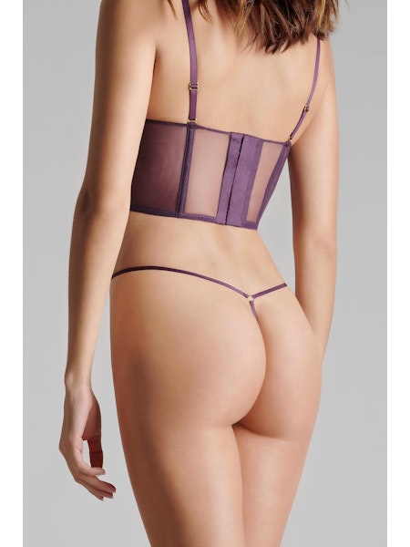 L'Amoureuse Mini Thong Purple Orchid