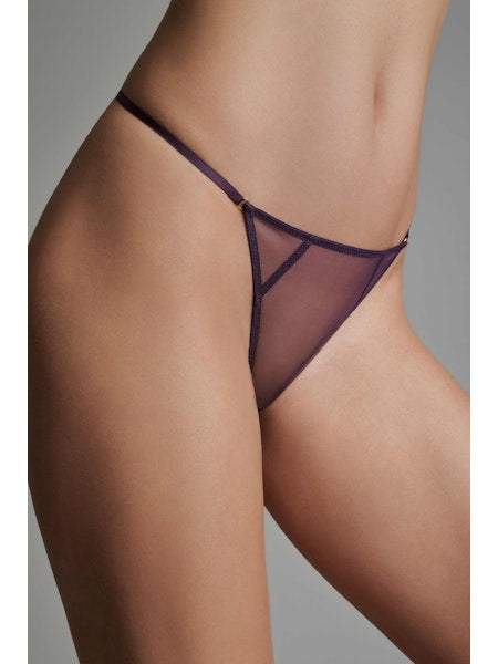 L'Amoureuse Mini Thong Purple Orchid