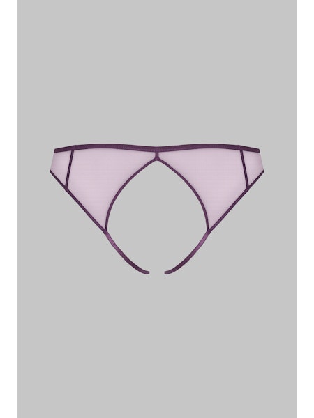 L'Amoureuse Open Panty Purple Orchid