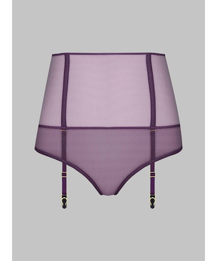 L'Amoureuse Open High Waist Tanga Purple Orchid