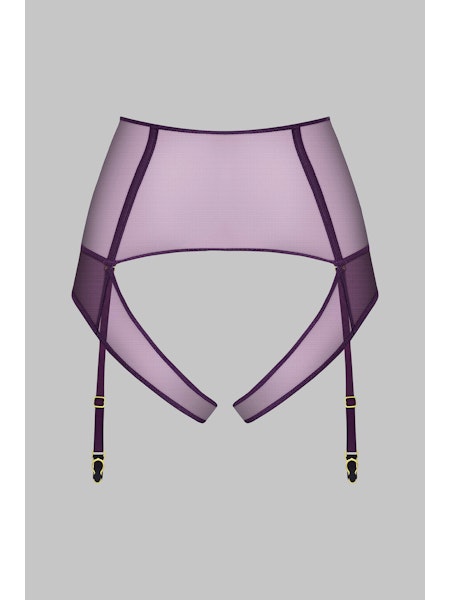 L'Amoureuse Open High Waist Tanga Purple