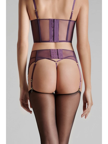 L'Amoureuse Garter Belt Purple Orchid