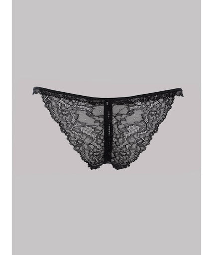 Maison Close Le Petit Secret te openen Tanga in Zwart