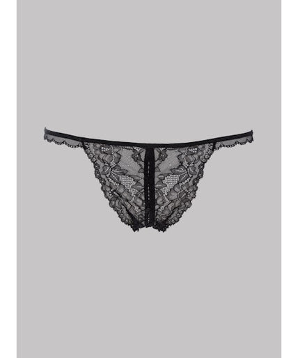 Maison Close Le Petit Secret Open Brief in Zwart