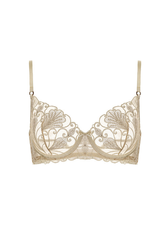 Underwire Bra Alba in Ivory Gold