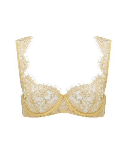 Coco de Mer Fiorella Balcony Bra Gold