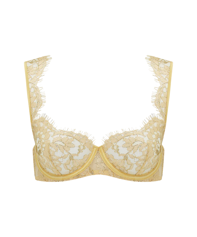 Fiorella Balcony Bra Gold