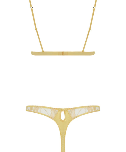 Fiorella Soft Cup Triangle Bra Goud