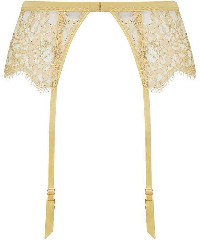 Fiorella Suspender Belt Gold