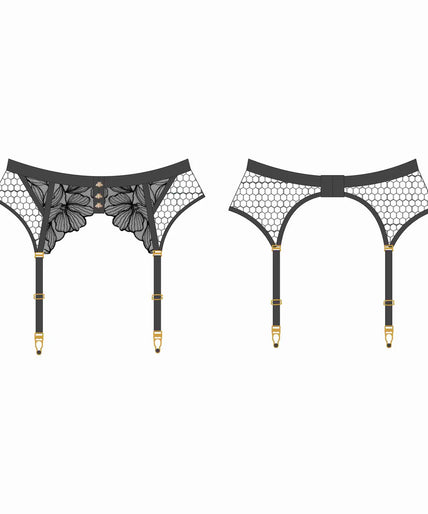 Suspender Honey Bees in Black