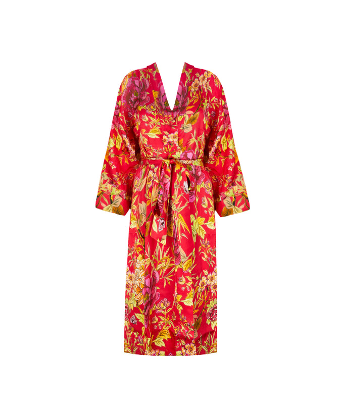 Kimono Foret Rubis (prachtig robijnrood)