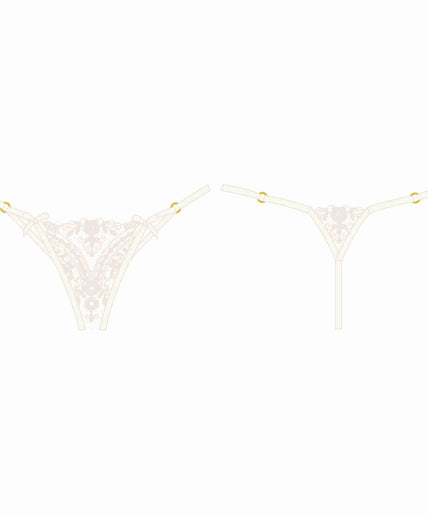 Thong Manaus Tattoo in Ivory White