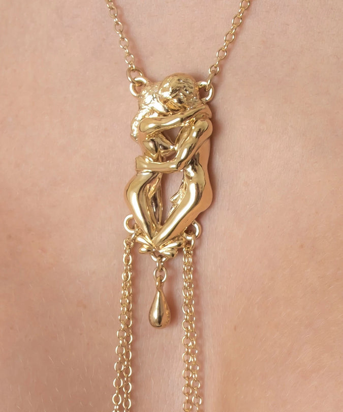 Breast Necklace The Lovers Gold