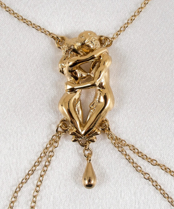 Breast Necklace The Lovers Gold