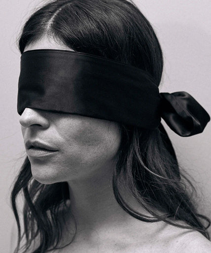 Black Silk Blindfold