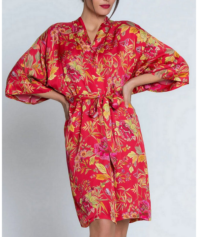 Kimono Foret Rubis (prachtig robijnrood)