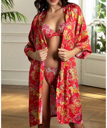 Kimono Foret Rubis (prachtig robijnrood)