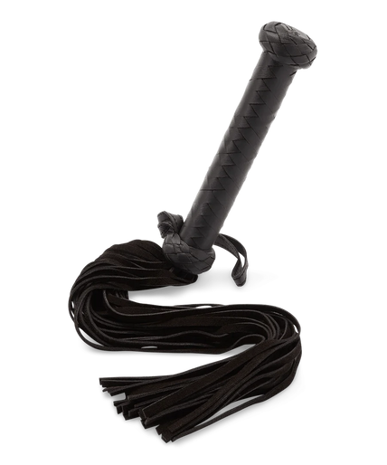 Black Leather Flogger Large