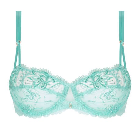 Balconette Bra Lise Charmel Princesse Iris in Aqua